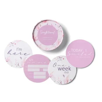 Coral & Lilac Reversible Milestone Cards