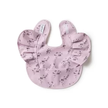 Coral Frill Snuggle Bib