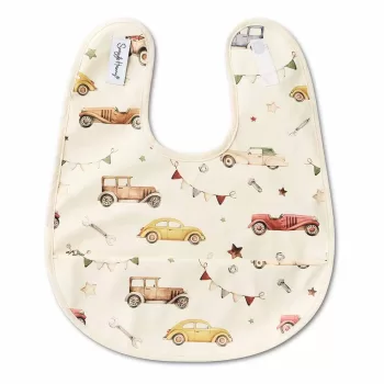 Vintage Cars Snuggle Bib